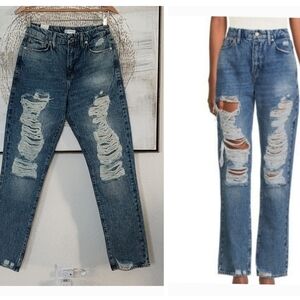 New Good American Distressed Jeans Size 2/26